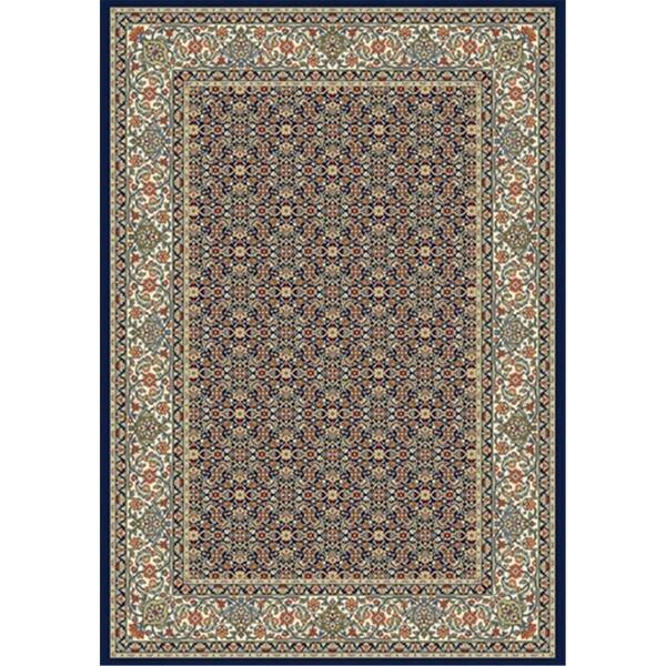 Dynamic Rugs Ancient Garden 5 ft. 3 in. x 7 ft. 7 in. 57011-3464 Rug - Navy AN69570113464